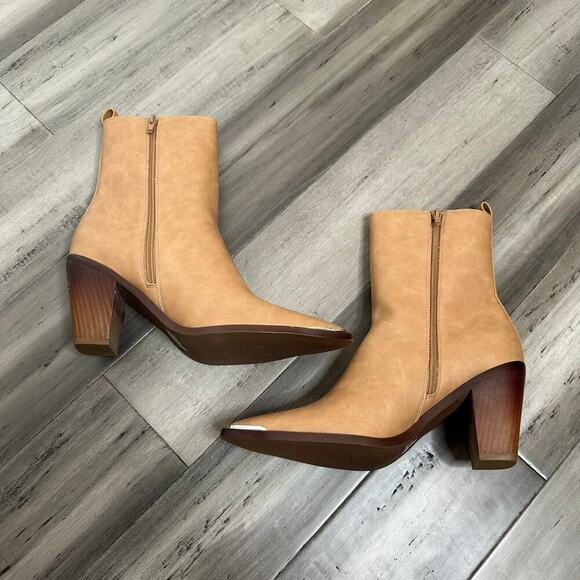 NEW Dolce Vita Adams Western Tan Boots Women's Tan Size 11 - Picture 5 of 9